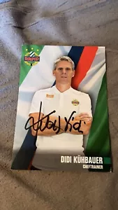 Didi Kühbauer Signed Rapid Wien Club Card - Picture 1 of 1