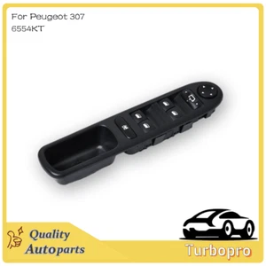 Master Power Window Switch For Peugeot 307 2000-2014 Hatchback CC Wagon 6554.KT - Picture 1 of 5