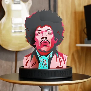 Jimi Hendrix™ "Are You Experienced?™" Licensed 3D Sculpture, Limited Edition of - Picture 1 of 8