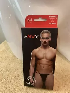 Envy Microfibra G-String Nero S/M STILE EUROPEO - Foto 1 di 5