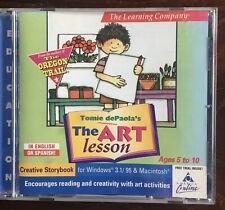 Tomie dePaola's The Art Lesson Cd-Rom Ages 5-10 + Kid Pix free (Win /Mac)