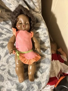 Horsman African-American Black Baby Doll 12 Inch 1971 - Picture 1 of 3
