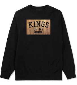 Kings Of NY Hardwood Logo Est 2006 Sweatshirt mit Rundhalsausschnitt - Bild 1 von 4
