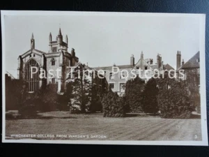 Vintage RPPC - Winchester College from Warden's Garden - Picture 1 of 1