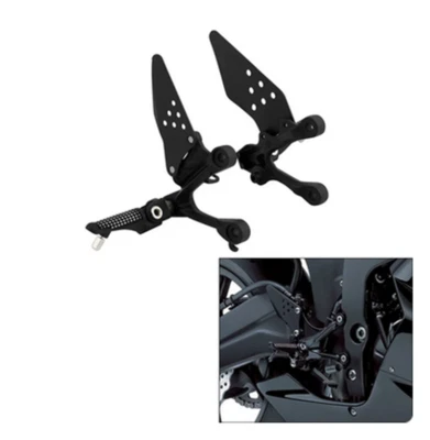 Soporte reposapiés reposapiés de motocicleta para KAWASAKI NINJA ZX6R 2009-2023 Foto 1 de 4