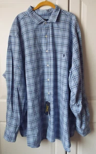 POLO RALPH LAUREN Hemd Herren 4XB blau kariert klassisch Outdoor Country adrett neu mit Etikett - Bild 1 von 10