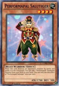 Performapal Salutiger - CORE-EN093 - Common - 1st Edition Near Mint Clash Of Reb - Picture 1 of 1