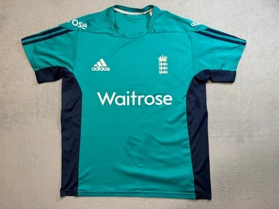 England Cricket adidas Trainng Jersey Shirt 2015 2016 Mens Size L Waitrose - Image 1 of 4