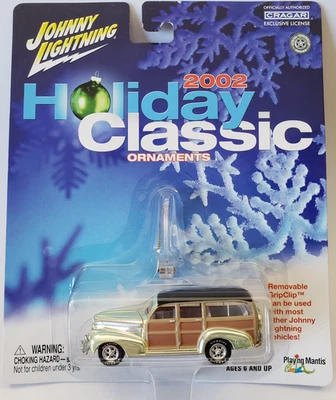 Johnny Lightning 1941 Chevy Special Deluxe Wagon Holiday Classic Ornaments 2002 Foto 1 de 4
