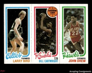 1980-81 Topps #94 Larry Bird ROOKIE RC, Bill Cartwright, John Drew - Picture 1 of 2