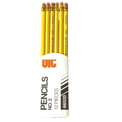 Oficial No Tóxico No. 2 Lápices #2 Grado Lápiz Amarillo Barril Docena (66520) Foto 1 de 4