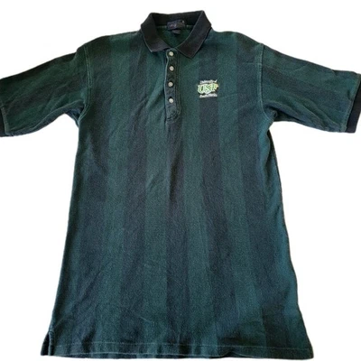 Camisa polo vintage USF Bulls para hombre grande verde antigua del sur de la Florida Foto 1 de 4