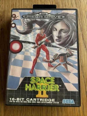 Vintage Sega Megadrive Mega Drive Game Unplayed Sonic Poster Space Harrier 2 - Image 1 of 4