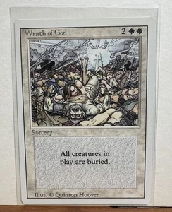 Magic The Gathering Wrath of God Edizione Riveduta MTG LP - Foto 1 di 2