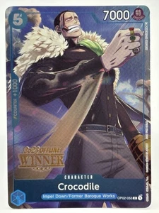 Krokodil OP02-053 EN ONE PIECE TCG 2023 OFFLINE REGIONALS WINNER - NM - Bild 1 von 4
