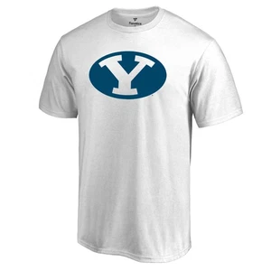 Herren T-Shirt weiß BYU Cougars Primary Logo - Bild 1 von 3