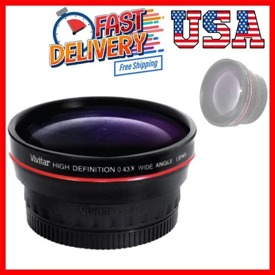 Lente gran angular profesional 52 mm 0,43 X con macro Foto 1 de 3