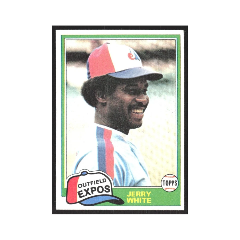 1981 Topps Jerry White Montreal Expos #42 - Image 1 of 3