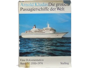 Western Book  World Large Passenger Ship Photograph Collection 1950-1974 Book Ar - Imagen 1 de 10