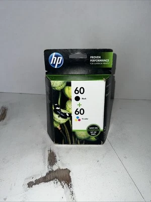 HP 60 Black & Tri-Color Combo Pack Printer Cartridges Expired Warranty End: 2013 - Imagem 1 de 4