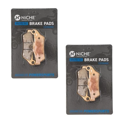 NICHE Brake Pad Set for Ducati Monster 620 1200S BMW Front Rear Ceramic 2 Pack - Image 1 of 4