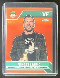 2025 Topps Chrome VeeFriends Mike Cessario Orange Refractor 06/25 #EE-MC - Picture 1 of 2