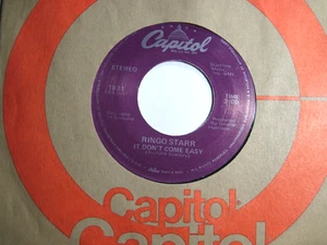 RINGO STARR * 45 * It Don't Come Easy * 1971 * LOOKS UNPLAYED * USA RI * Beatles - Picture 1 of 1