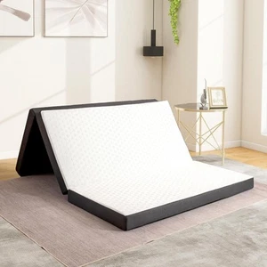 Tri-Fold Memory Foam Mattress, 4 Inch Twin XL Folding Mattress, Foldable Matt... - Picture 1 of 8