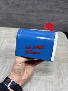 Bob Evans Farms Briefkasten Ertl #2859 Sparschwein Hergestellt in den USA Metall Bauernhaus Dekor - Bild 1 von 13