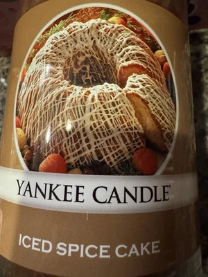 RARE ICED SPICE CAKE Yankee Candle large tumbler! ONLY 1 On eBay!! - Image 1 of 4