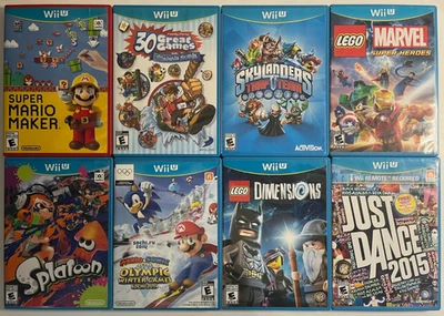 Wii U Lote de 8 Juegos - Super Mario, Marvel Superheroes, Lego Dimensions TODOS LNC Foto 1 de 3