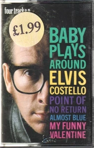 Elvis Costello Baby Plays Around cassette UK Warner Bros 1989 has original old - Picture 1 of 2
