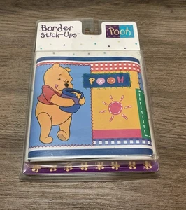 NEW VINTAGE Disney Winnie The Pooh Wallpaper Border Stick-Ups Room Decor 5"x15' - Picture 1 of 5