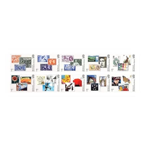 GB 2024 SC 4485-4494 100 YEARS OF COMMEMORATIVE STAMPS MULTI 1st (10) MNH OG VF - Picture 1 of 11