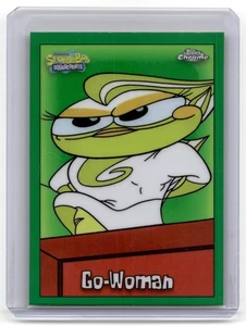 2025 Topps Chrome SpongeBob #141 Go-Woman Green Kelp Refractor - Bild 1 von 2