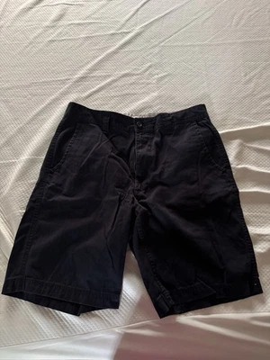 Pantalones cortos para hombre St. John's Bay frente plano talla 34 azul oscuro 100 algodón Foto 1 de 2