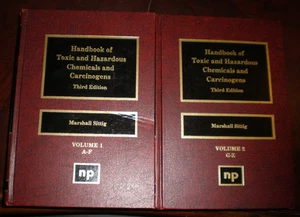 Handbook of Toxic and Hazardous Chemicals and Carcinogens by Marshall Sittig... - Imagen 1 de 7