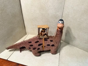 Vintage 1960's Flintstone on Dino Battery Operated Toy Runs Well - Picture 1 of 7