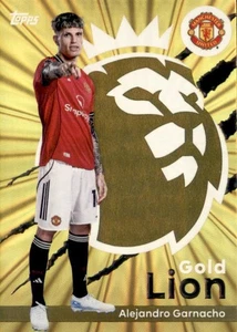 2025-26 Topps Premier League Alejandro Garnacho Gold Lion Short Print SP #GL 13 - Bild 1 von 2