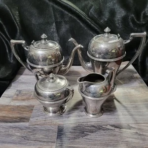 WmROGERS Silber Service Teeservice Rosalie 4501,4502,4503,4504 - Bild 1 von 10