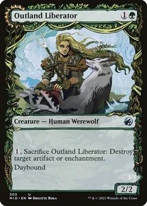 Outland Liberator (Showcase) Innistrad: Midnight Hunt NM MTG Non-Foil - Picture 1 of 1