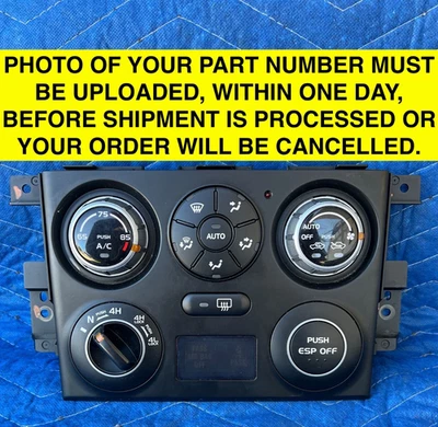 ♨️ 2006-2008 Suzuki Grand Vitara AC Heater Climate Control Panel 39510-65J53-CAT - Image 1 of 4