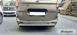 Stoßstangenleiste hinten für Ford Transit Courier 2014+ Edelstahl Rückenprotektor - Bild 1 von 5