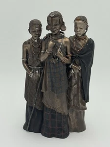 2004 Soul Journeys Limited Furaha Tatu Days of Happiness Maasai Figurine 10" - Picture 1 of 9