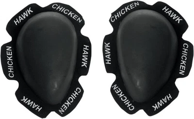 Chicken Hawk Racing KS09-BLK-H Knee Sliders Black Hard - Image 1 of 2