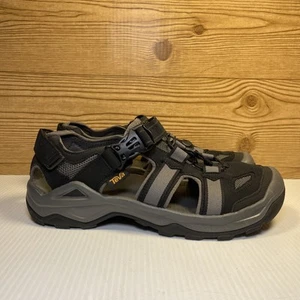 TEVA OMNIUM 2 BLACK STRAP TRAIL HIKING SPORT MEN'S SANDALS SIZE US 11 - Picture 1 of 9