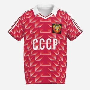 URSS - CCCP Unión Soviética Camiseta de Fútbol Camiseta Retro, 1988 Réplica Camiseta de Fútbol - Imagen 1 de 7