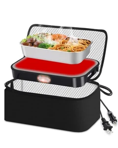 Portable Oven,4 in1 Portable Food Warmer,12/24/110/220V Heated Lunch Box Mini... - Picture 1 of 8