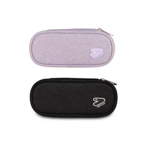 Astuccio Portapenne Ovale Round Plus Shiny Tech Brillantinato - Foto 1 di 1