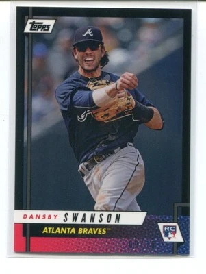 2017 Topps On Demand Dansby Swanson Rookie #16BK Black 09/10 - Image 1 of 2